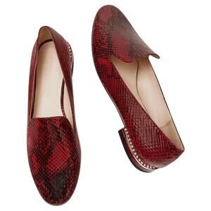 Zara Flat embossed shoe with heel detail